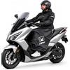 Generico Coprigambe scudo Termico per Scooter e Moto, Impermeabile con Interno in Pile, Cintura Regolabile, Bordi Riflettenti e Borsa di Trasporto - Protezione Pioggia, Vento e Freddo