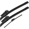 BHGMGEBLV Tergicristallo Resistente Alle Intemperie Per Jaguar E-Pace 2017 2018-2025 Spazzole Tergicristallo Anteriori Posteriori Set Per Pioggia Per Parabrezza 26+20+12