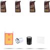 HOFFCAR Kit tagliando 4 FILTRI e 4L OLIO M compatibile con Vw POLO V (6R,6C) 1.4 TDI 55kw Dal 2014