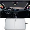 BIXUAN Parasole per parabrezza compatibile con VW Taigo 2022-2025 2026 copertura parasole per auto per parabrezza, ombrellone pieghevole con protezione UV parasole accessori