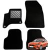 MTC Automotive Tappetini Opel Corsa F Hybrid dal 2024, Set 4 Pezzi, Su Misura | Tappetini Auto in Moquette Nera, Battitacco in Gomma Rinforzata, Bottoni di Fissaggio, Antiscivolo