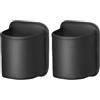 AXVRAV 2 pezzi portabicchieri per auto porta auto, grande porta bottiglie clip on in pelle antigraffio universale portabottiglie per acqua grandi tazze e bevande, nero