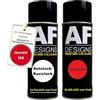 Alex Flittner Designs Auto Vernice Spray Set per Hyundai H4 Electric RedBase Trasparente 2x400ml con vernice spray trasparente
