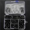SQNYDH Fissaggio Clip Kit Di Bulloni Per Carenatura Moto Per GILERA Per Nexus 125 250 300 500 E3 Clip Fissaggio Per Viti Dadi Set Dadi Viti Carenatura(Nero)