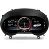 GONFEN 12,3 Quadro Strumenti Digitale HD per Mercedes Classe A W176, GLA X156 e CLA C117, Display LCD, Tachimetro Digitale, Visualizzazione TPMS e Dati Originali del Veicolo, Comandi al Volante, 5 Temi UI