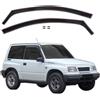 J&J AUTOMOTIVE GD Deflettori d'Aria e Antivento per Suzuki Vitara 1988-1998 2pcs, Oscurati, Anteriori e Posteriori, Aerodinamico