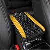 CGEAMDY Cuscino per bracciolo auto in pelle, cuscino impermeabile per bracciolo sedile, accessori per auto confortevoli per la maggior parte delle auto, furgoni e SUV (Giallo)