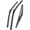Generic Set Spazzole Tergicristallo Compatibile Con Fiat 500 312 2007 2008 2009 2010 2011 2012 2013 2014 2015 2016 2017 Kit Aggiornamento Parti Automobili Tergicristallo parabrezza