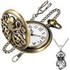 Tiong Orologio da tasca da uomo Orologio classico vintage con pendentea mio figlio Orologio da regalo per padre madre figlio Orologio con collana con catena