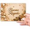 GHIBLI Buoni Regalo Gift Card Natale Personalizzabili per Promozioni Clienti (25) | Voucher regalo da compilare, buoni regalo natalizi per negozi e altre attività per premiare la clientela; coupon per omaggi