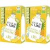 CUPPER Infuso a Freddo Ananas e Lime Bio 10 Bustine (Confezione da 2)