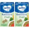 Mellin Pasta per Bimbi, Ranocchiette, Con Grano Tenero e Spinaci, 280g (Confezione da 2)