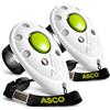 ASCO Finger Clicker AC05F2X - Set di 2 clicker per cani e gatti | Efficace allenamento clicker, anello per dito rimovibile, segnalazione precisa, suono costante, apprendimento veloce