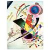 Posterlounge Cerchio blu Poster | 30 x 40 cm di Wassily Kandinsky Colorato Quadri Decorazione per pareti