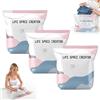 Roykong set 3 Pezzi Sacchetti Sottovuoto Senza Pompa Vacuum Storage Bags | Sacchi Sottovuoto con Chiusura a Pressione Ideali per Vestiti Piumini Viaggi e Conservazione in Casa (50×70×32 cm)