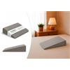 Comfort Sleep Cuscino a Cuneo Antireflusso 60x38x9 cm Anti-Coliche - Cuscino a Cuneo Grigio Fodera Sfoderabile Extra Morbida