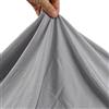Generic Tessuto elasticizzato Milliskin lucido a 4 vie, super elastico, al metro (grigio)