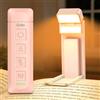 Gritin Gen 3 Luce per Lettura Libri a Letto-2 Sorgenti Luminose, 5 Colori | 14 LED Full Spettro per Occhi,5 Luminosità,3 Modi Luce,650mAh Lunga Durata,Ricaricabile Lampada a Lettori-Rosa