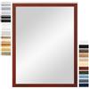 PrimeLuxe Specchio da parete 35 x 60 cm (dimensioni esterne), colore e dimensioni a scelta, specchio per il bagno e il corridoio, con cornice in legno, prodotto in Germania