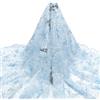 NBEADS 1.82 metro Tessuto Floreale Ricamato, Accessori per Indumenti In Tessuto di Tulle Ricamato In Pizzo Ricamato A Rete In Poliestere per Abiti Da Tavolo, Decorazioni Vintage per La Casa, Azzurro