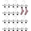 JOYIAL Grucce per pantaloni, 10 ganci in metallo, 17 cm, multifunzione, in acciaio inox, con clip antiscivolo, per pantaloni, pantaloncini, gonne, calze, biancheria intima