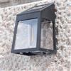 FTVOGUE Lampada da Parete Solare, Lampada da Esterno Solare con Filamento di Tungsteno ABS, Luce Automatica Impermeabile, Confezione da 2 9,2 X 6 X 13 Cm per Parete Esterna da Giardino, Patio, Strada