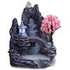 Zghhc Bruciatore di Incenso 1pc Montagne Fiume Cascata Decorazione per Casa Profumo Riflusso Aroma Fontana di Fumo Zen Censer Holder
