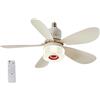 Générique Ventilatore da Soffitto con Luce 3 Velocità Variazione Di Intensità RGB | Ventilatore Da Soffitto Con Telecomando per Soggiorno Camera Da Pranzo Casa