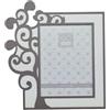 Generico Cornice Bianca Porta Foto in Legno Decoro Albero della Vita Foto 15×20 cm Cornice 27×29 cm Shabby Chic Arredamento