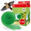 SWISSINNO Rete Anti Uccelli Rete Anti Piccioni - 4x10m - Rete Protettiva Grande Superficie Frutteto Giardino Serra Pollaio - Rete Riutilizzabile Resistente UV - Nero