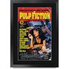 HWC Trading Pulp Fiction The Cast Bruce Willis Samuel L Jackson Gifts Poster stampato autografo per i fan del film Memorabilia - A3 incorniciato