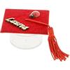 BOMBONIERE Etm Bomboniere Formoso Barattolo Vetro con Tappo Cappello Tocco Laurea Rosso Porta Confetti con Coccinella e Scritta in Legno 7 cm Confezione 6 pz Art SC580
