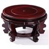 Uanqfegy Piedistallo Rotondo per Piante in Legno da 20 cm - Piedistallo in Legno per vasi, acquari, espositori Decorativi, Supporta Fino a 110 libbre