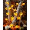 KARELLS Stringa Luci Autunnali,2m 20 LED Catena Luminosa Zucca Autunnale,Lucine Led Decorative Autunnale, Fata String Light Autunnale,per Halloween,Natale,Ringraziamento