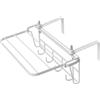 CWOQOCW Stendibiancheria da Radiatore Pieghevole 45cm No-Foro(White, 35CM) | Design pieghevole, per montaggio fori, per ideale per termosifoni, 45cm lunghezza, risparmio spazio