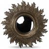 Chehoma Specchio convesso sole dorato antico 18 cm