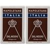 Dal Negro- Napoletane Italia-Astuccio Marrone Carte da Gioco Regionali, Multicolore, da 3 a 99 anni, 010069 (Confezione da 2)