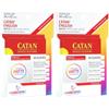 Gamegenic GAMEGEN!C - Matte Catan-Sized Sleeves 56 x 82 mm (50), Colour Clear (GGS10073ML) (Confezione da 2)