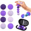 Carehabi 8 Pezzi Magnetiche Fidget Toys per Adulti e Bambin Palline Magnetiche | Sfere di Acupressure Irritabilità e Tensione per Autismo, ADHD Palline Antistress con Texture Varie Silenziose da Scrivania