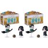 Wizarding World Harry Potter - Micro Magical Moments, set a sorpresa Quidditch con 2 personaggi (circa 3,8 cm) e accessori, giocattolo per bambini dai 6 anni in su, articolo per fan (assortiti) (Confezione da 2)
