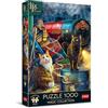 Trefl - Puzzle 1000 Magic Collection: La macchina da caffè delle streghe | Per bambini e adulti dai 14 anni in su alta qualità, intrattenimento creativo, pezzi perfettamente incastrabili, Premium Plus