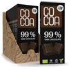 CO COA Cioccolato Fondente 99% BIO Box 10x40g (400g) - Crudo, Vegano, Senza Zucchero Bianco