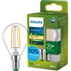 Philips Lampadina LED E14 Sfera P45 1,2 W = 25 W 252 lm 210 lm/W 2700 K Calda 300° CLASSE A UltraEfficient Philips