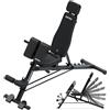 Zipro Panca pesi ZIPRO Core Control, regolabile - con supporto per curl, panca romana, supporto per esercizi alla schiena, panca inclinata, stazione allenamento, portata massima 270 kg, panca fitness robusta