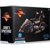 McFarlane Toys Figura di Supergirl, Lobo e il veicolo Spacehog, prodotta da DC Comics, altezza 33 cm