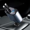 Dripio Caricabatterie da auto 4-in-1, con cavo retrattile, 2 porte USB, tecnologia PD e QC 3.0, 66W