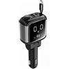 Dripio Caricabatterie USB-C 3-in-1, 65W, estensibile, con emoji LED, compatibile con 12V/24V