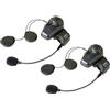 Dripio Auricolari Bluetooth per motociclette, confezione doppia, 2 pezzi, colore nero