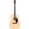 Fender CD-60S Chitarra Acustica Dreadnought, Top Abete Massello, Natural | La migliore chitarra acustica per principianti, tavola armonica in abete massello, manico facile da suonare