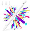 BAZO Penna per Apple iPad (2018-2026), con ricarica rapida, Palm Rejection e sensibilità di inclinazione, per Pro M5/M4, 13, 12,9, 11, iPad Pro 1-6 Gen/iPad Air M4/M3/M2/iPad 6-11/Mini 5-7